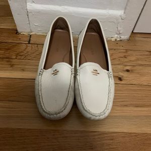 Coach Mary Lock Up Leather Loafers
